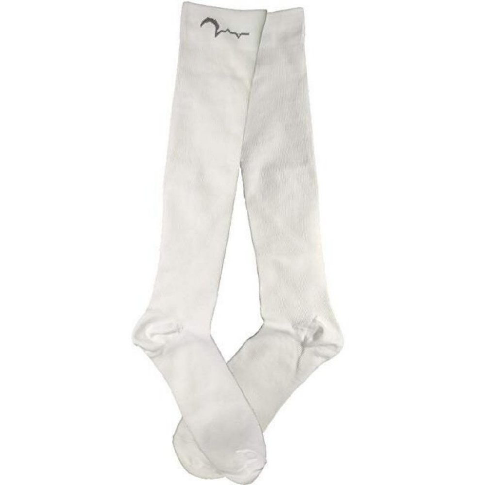 4 Pair Extra Soft Large/X-Large White Compression - Picture 2 of 7